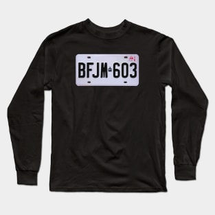 Bo's License Plate Long Sleeve T-Shirt